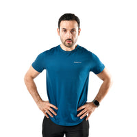 Komfort-T-Shirt mit U-Ausschnitt