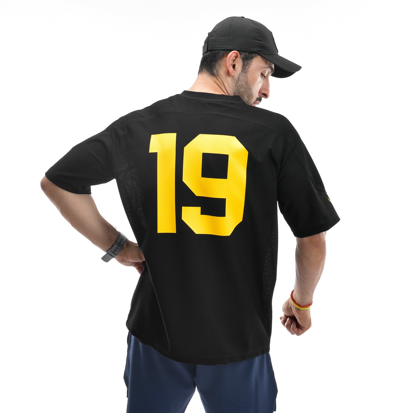 Maglietta oversize in rete Gold Standard