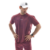 Oversize-T-Shirt mit Stone-Wash-Muster