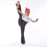 Glitzernde Leggings mit kleiner Schlaghose 