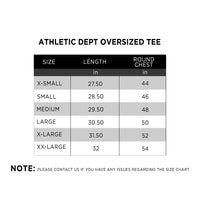 Athletic Dept oversized tee