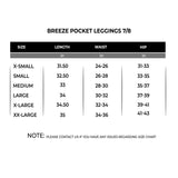 Breeze Pocket Leggings 7/8 - IRONGEAR Fitness