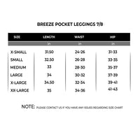 Breeze Pocket Leggings 7/8 - IRONGEAR Fitness