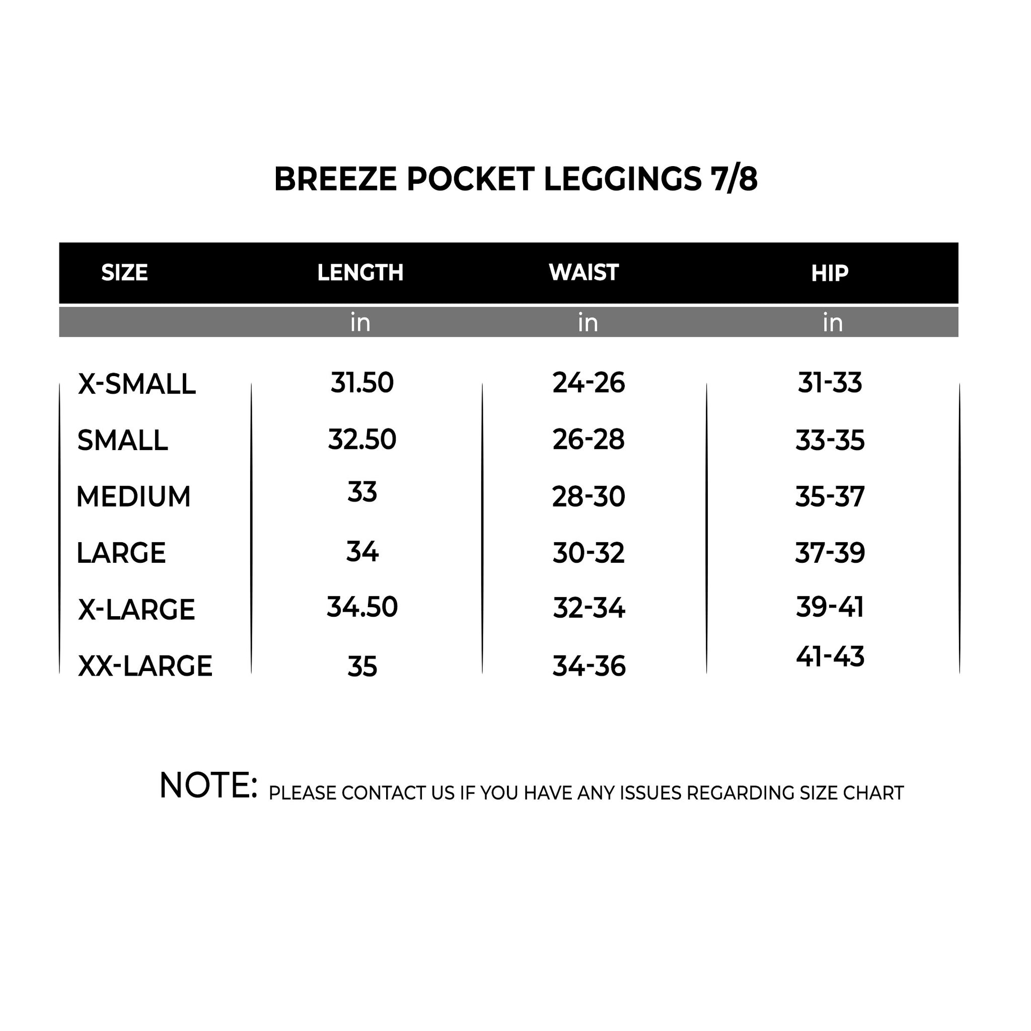 Breeze Pocket Leggings 7/8 - IRONGEAR Fitness