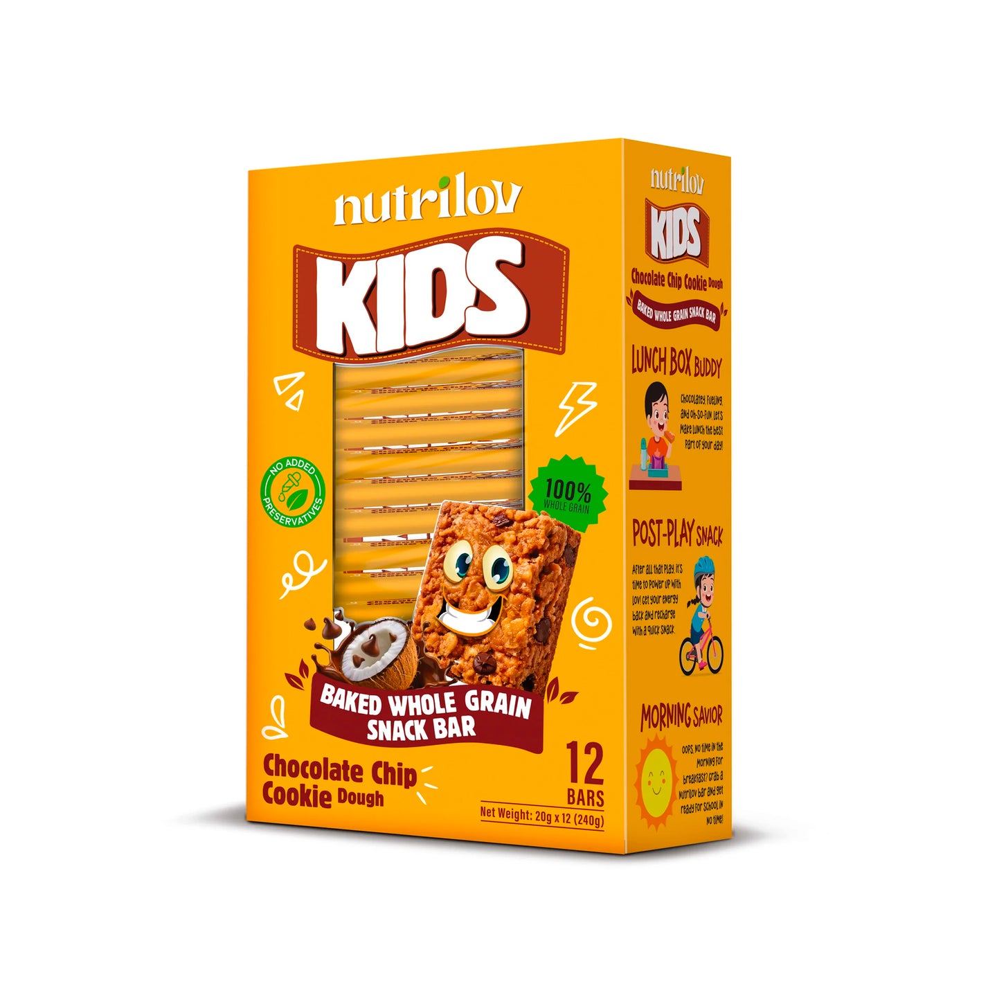 Box of 12 Kids Snack Bars (20g x 12)