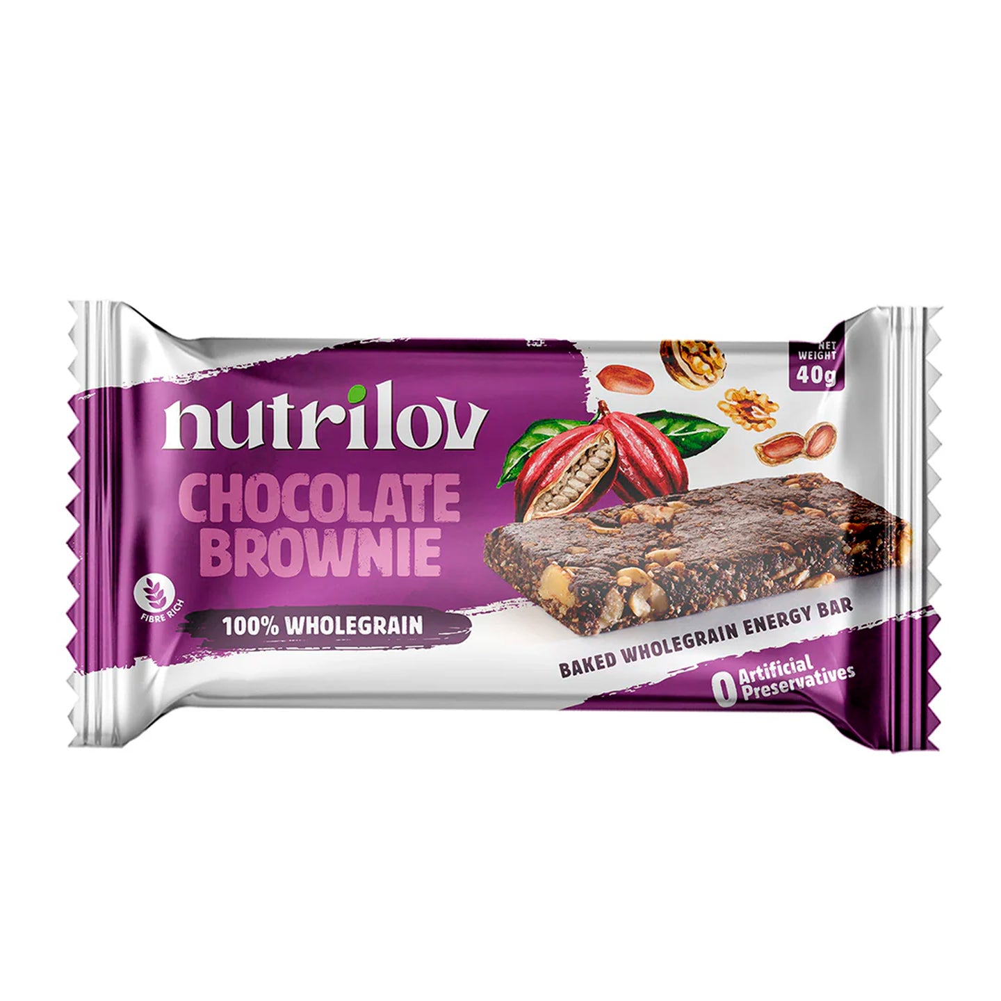 CHOCOLATE BROWNIE GRANOLA BAR 40G