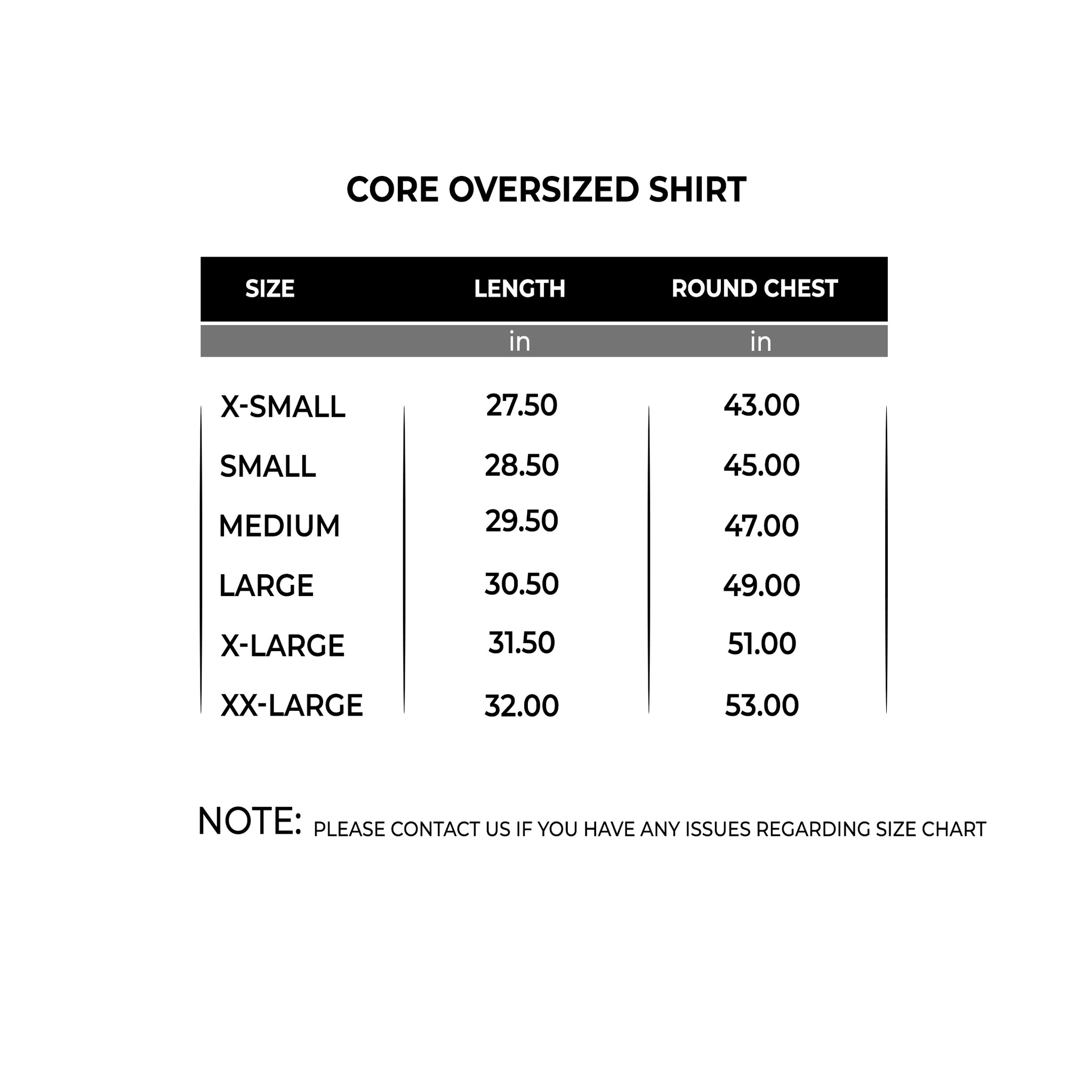 Core Oversize-Hemd