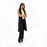 Ribbed Sleeveless Cardigan - IRONGEAR Fitness