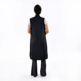 Ribbed Sleeveless Cardigan - IRONGEAR Fitness