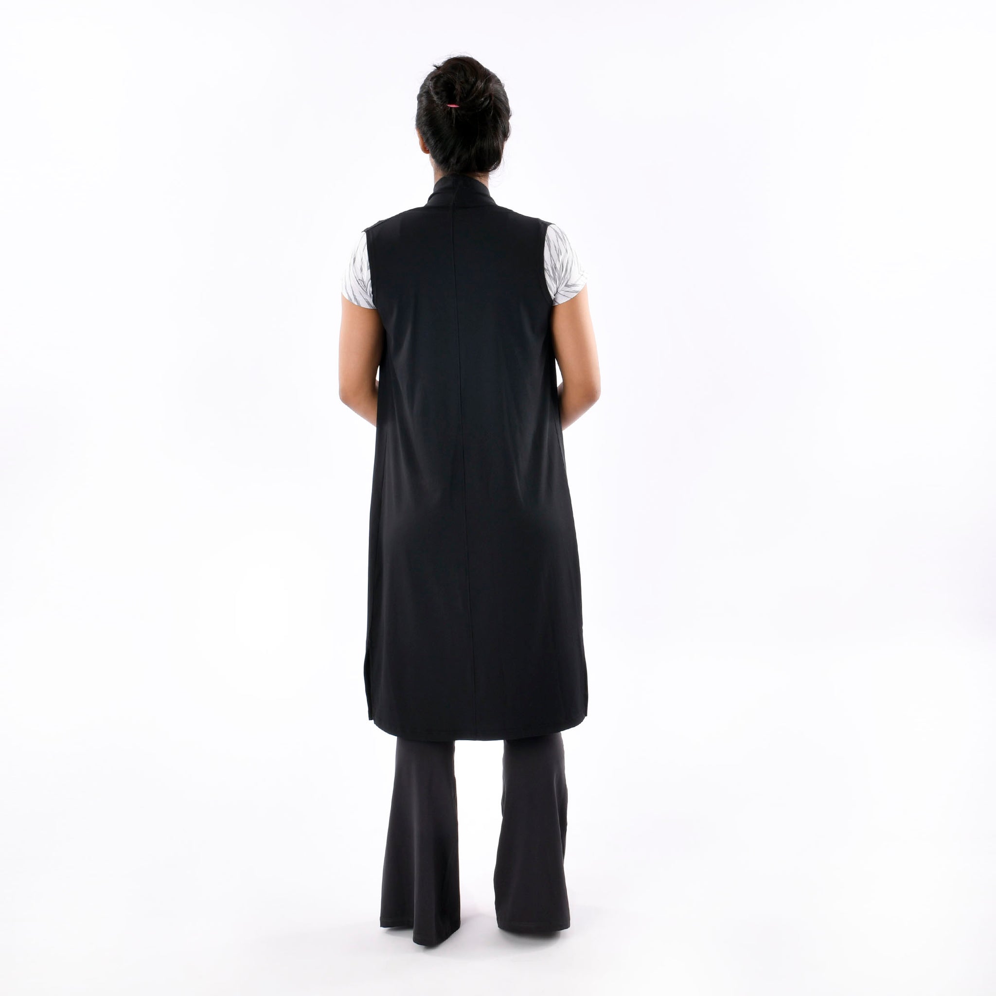 Ribbed Sleeveless Cardigan - IRONGEAR Fitness