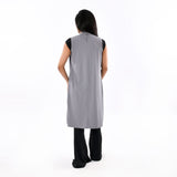 Ribbed Sleeveless Cardigan - IRONGEAR Fitness