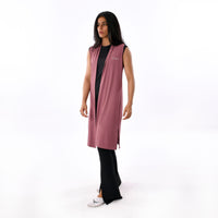 Ribbed Sleeveless Cardigan - IRONGEAR Fitness