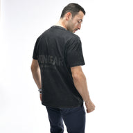 Oversize-T-Shirt mit Stone-Wash-Muster