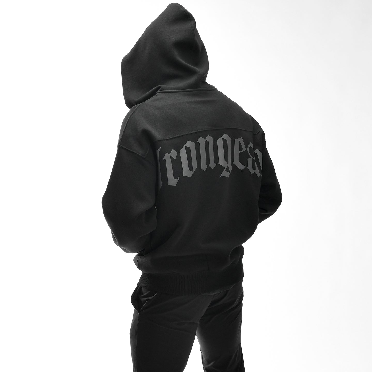 Old English Zip Up Hoodie