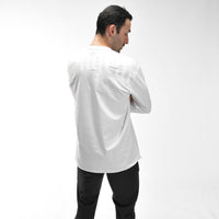 Stone Wash Langarm-T-Shirt