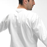 Stone Wash Langarm-T-Shirt