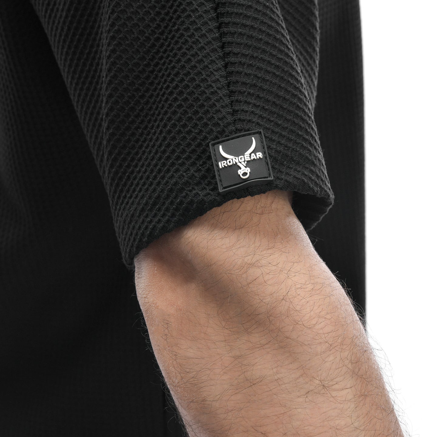 Oversize-T-Shirt mit Waffelmuster