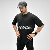 Raw Script Oversize Tee