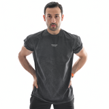 Oversize-T-Shirt mit Stone-Wash-Muster