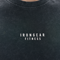 Oversize-T-Shirt mit Stone-Wash-Muster