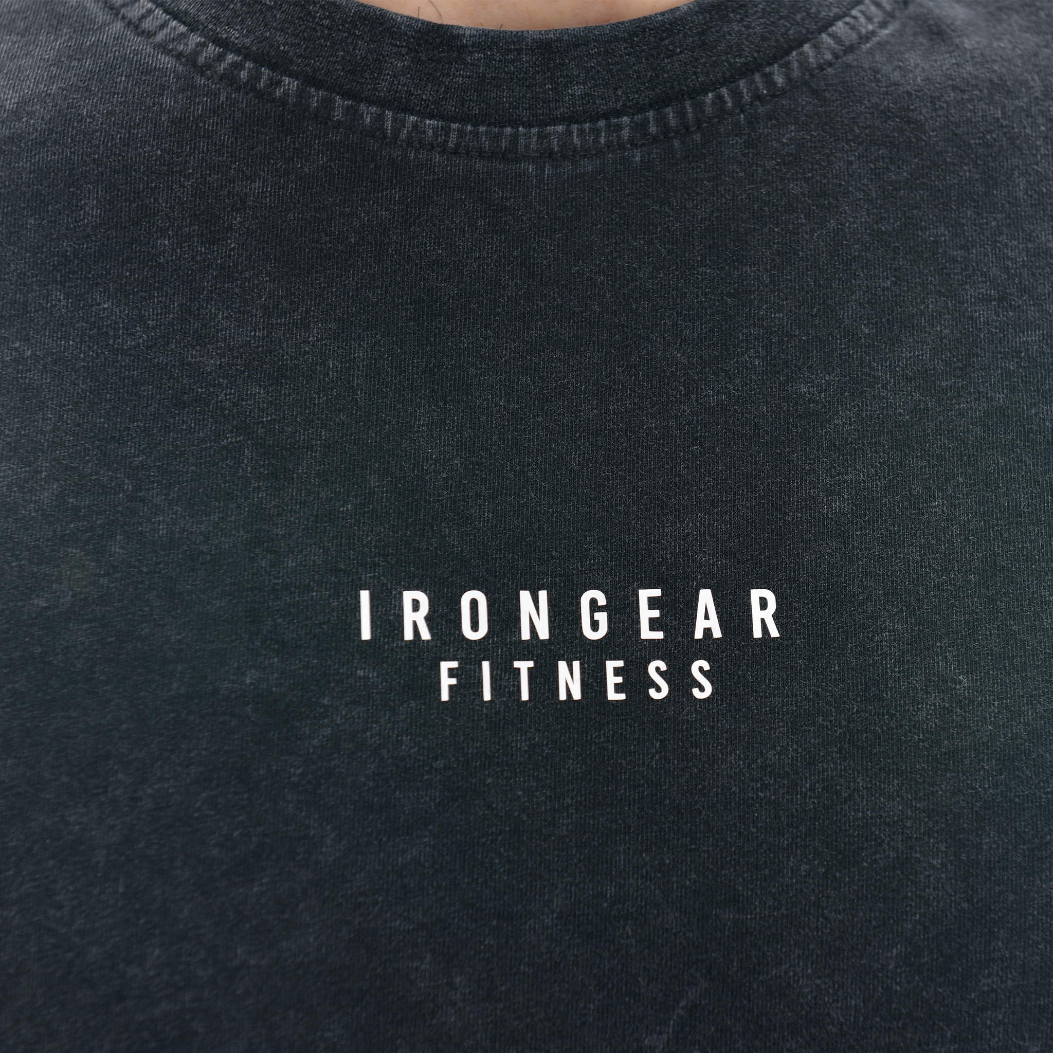 Oversize-T-Shirt mit Stone-Wash-Muster