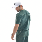 Oversize-T-Shirt mit Stone-Wash-Muster