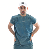 Oversize-T-Shirt mit Stone-Wash-Muster