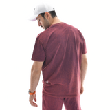 Oversize-T-Shirt mit Stone-Wash-Muster