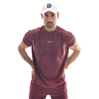 Oversize-T-Shirt mit Stone-Wash-Muster