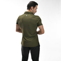 Poloshirt mit Waffelmuster