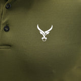 Poloshirt mit Waffelmuster