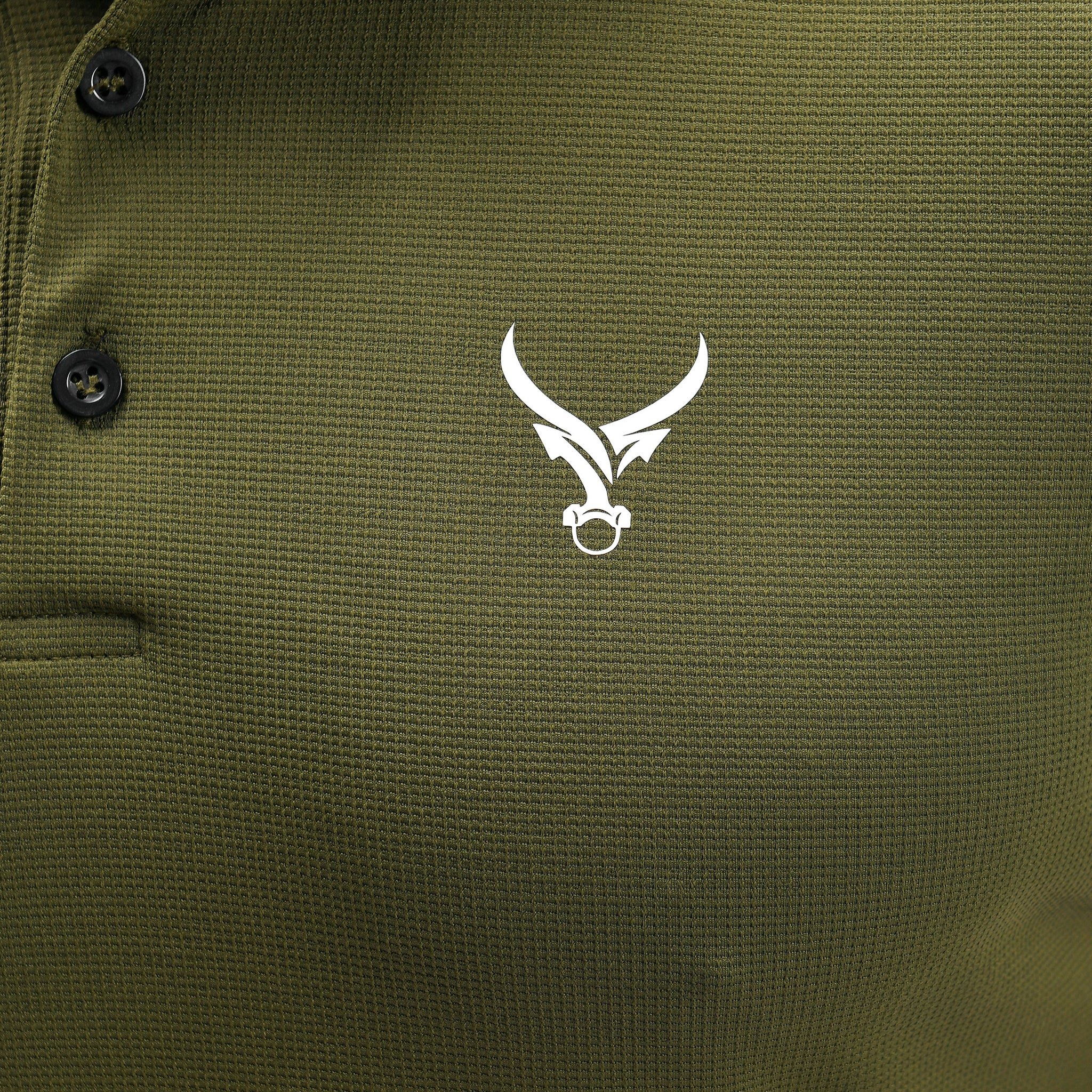 Poloshirt mit Waffelmuster