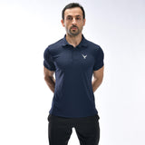 Poloshirt mit Waffelmuster