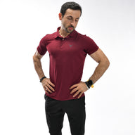 Poloshirt mit Waffelmuster