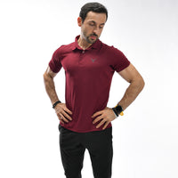 Poloshirt mit Waffelmuster