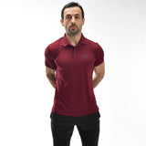 Poloshirt mit Waffelmuster