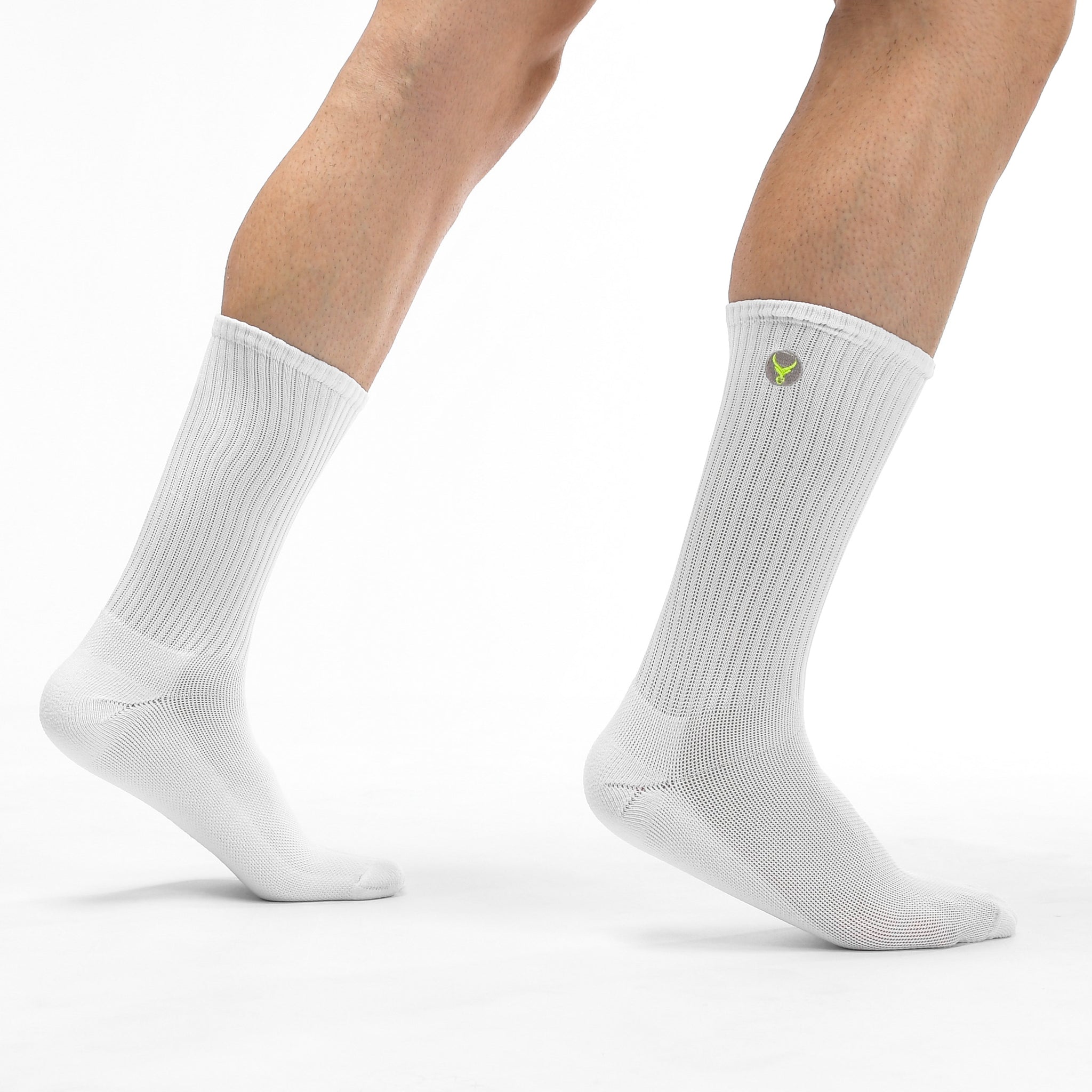 Daily Stride – Gerippte, bequeme Crew-Socken im 2er-Pack