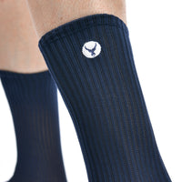 Daily Stride Ribbed Comfort Crew Socks 2 Pack - IRONGEAR Fitness