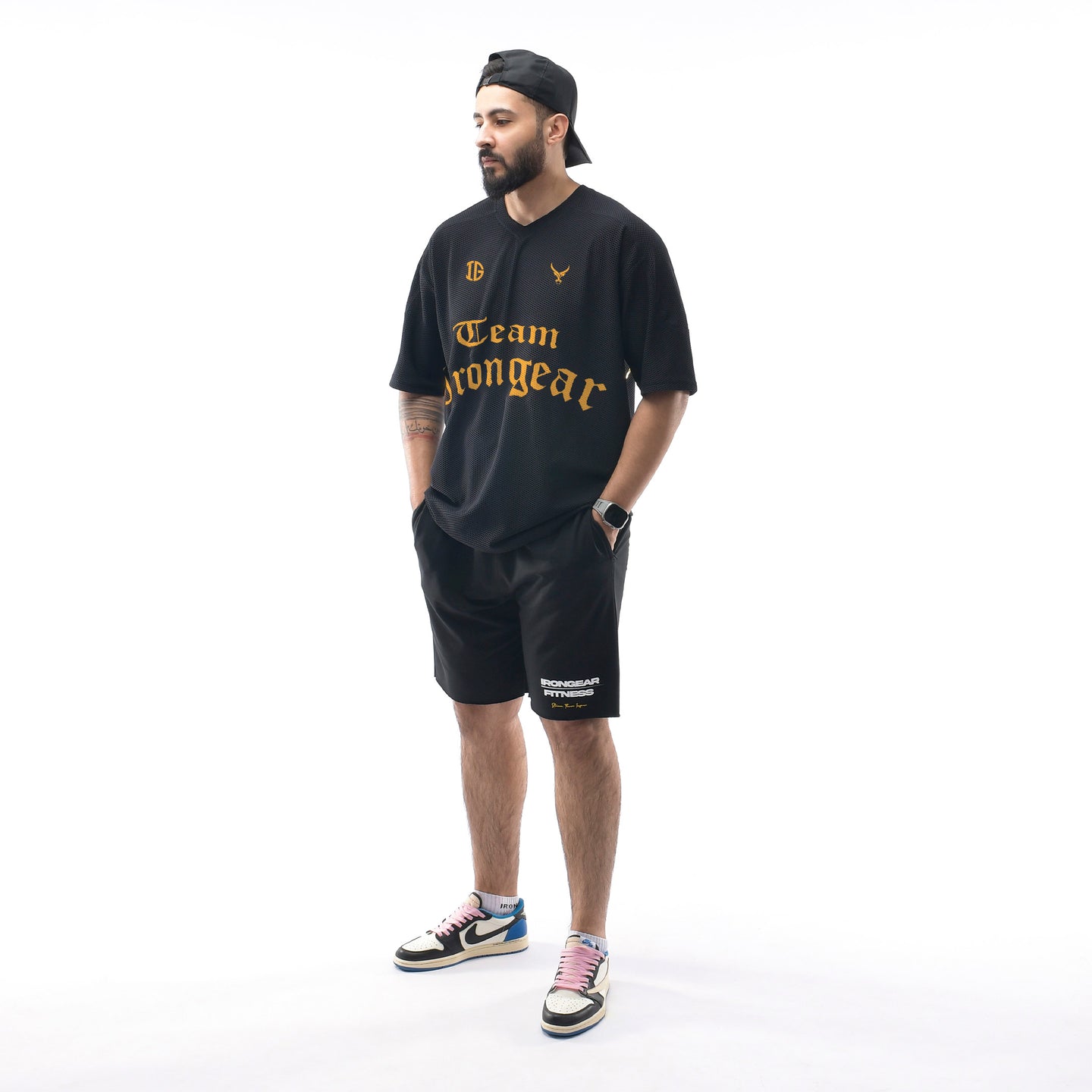 Team Gold Standard Mesh Oversize-T-Shirt