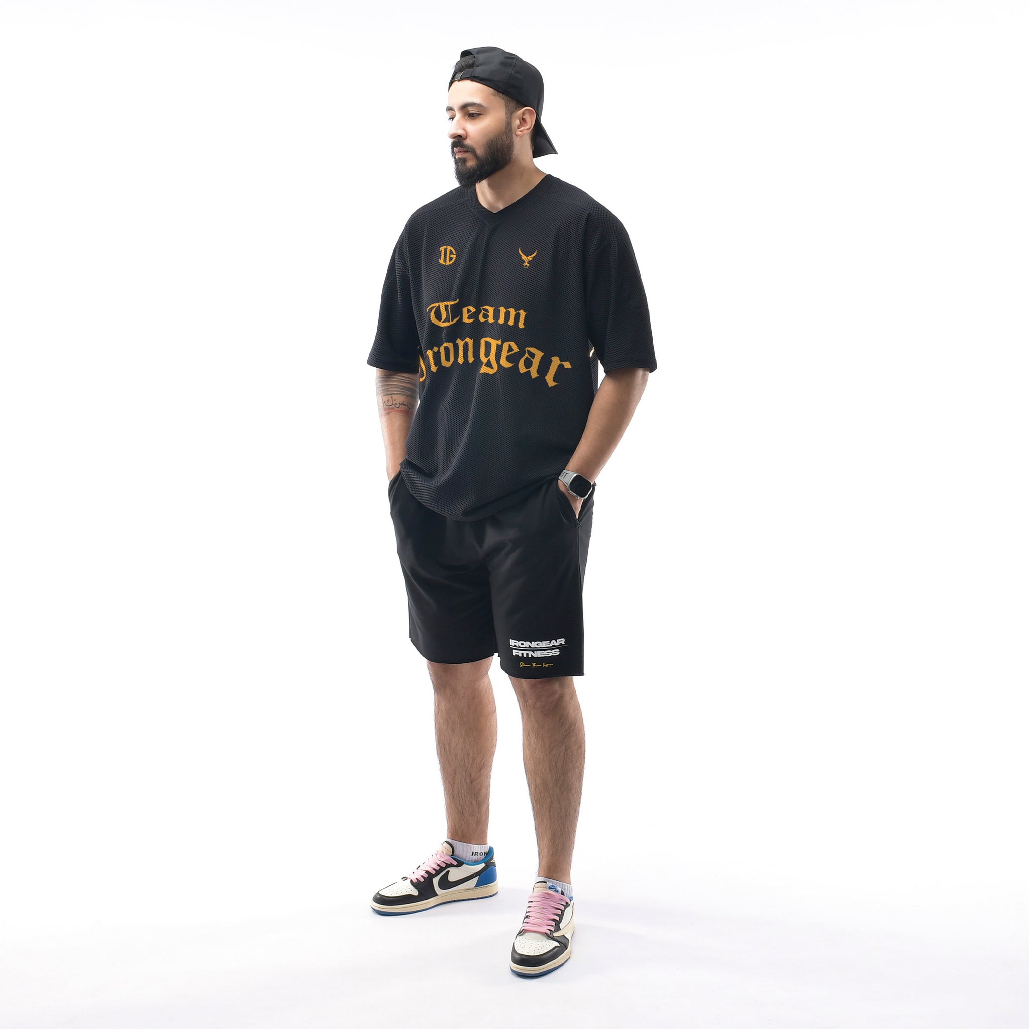 Team Gold Standard Mesh Oversize-T-Shirt
