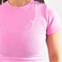 Strick Rundhals Kurzarm