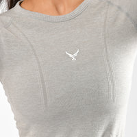 Magliette a compressione da donna a manica lunga