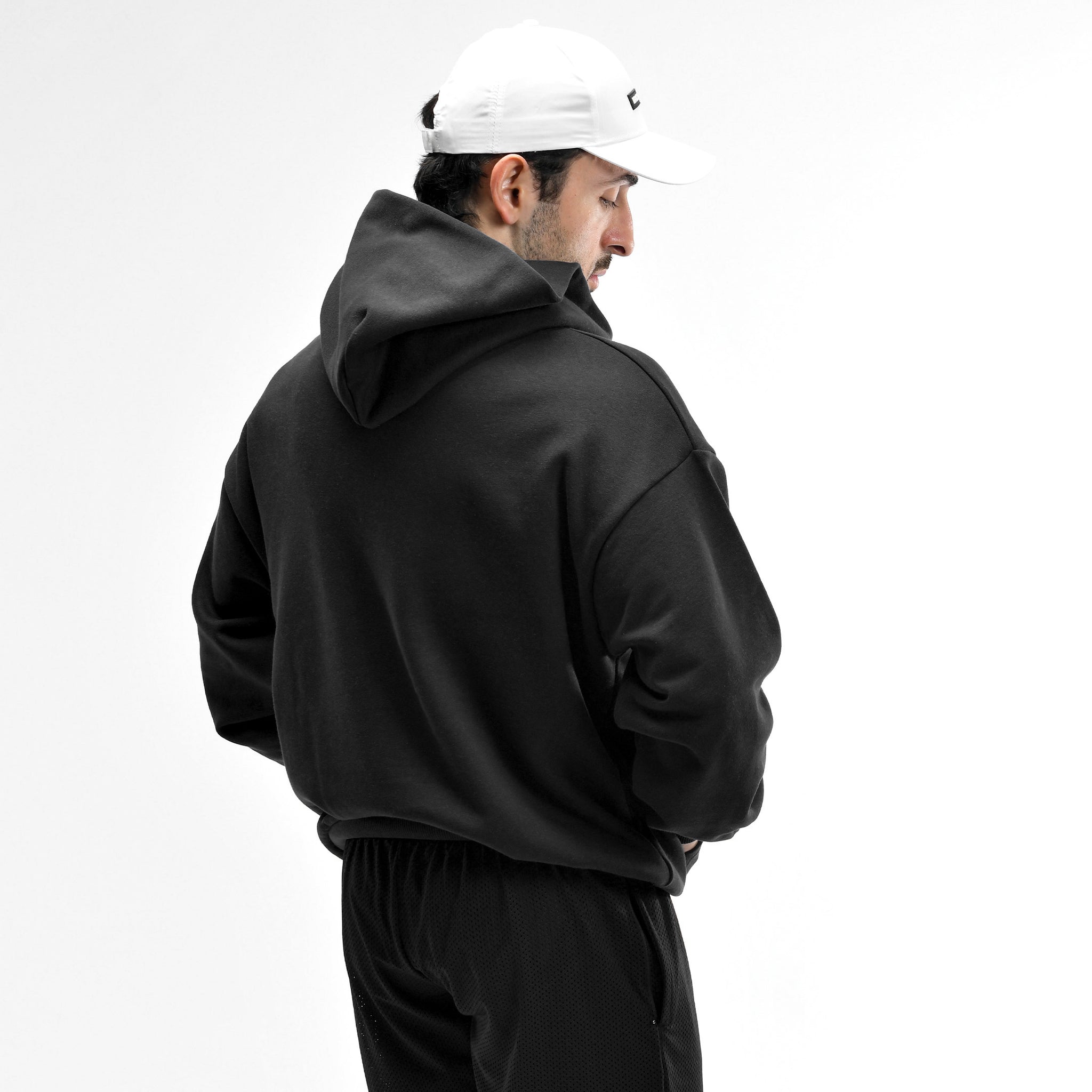 Felpa con cappuccio oversize classica unisex