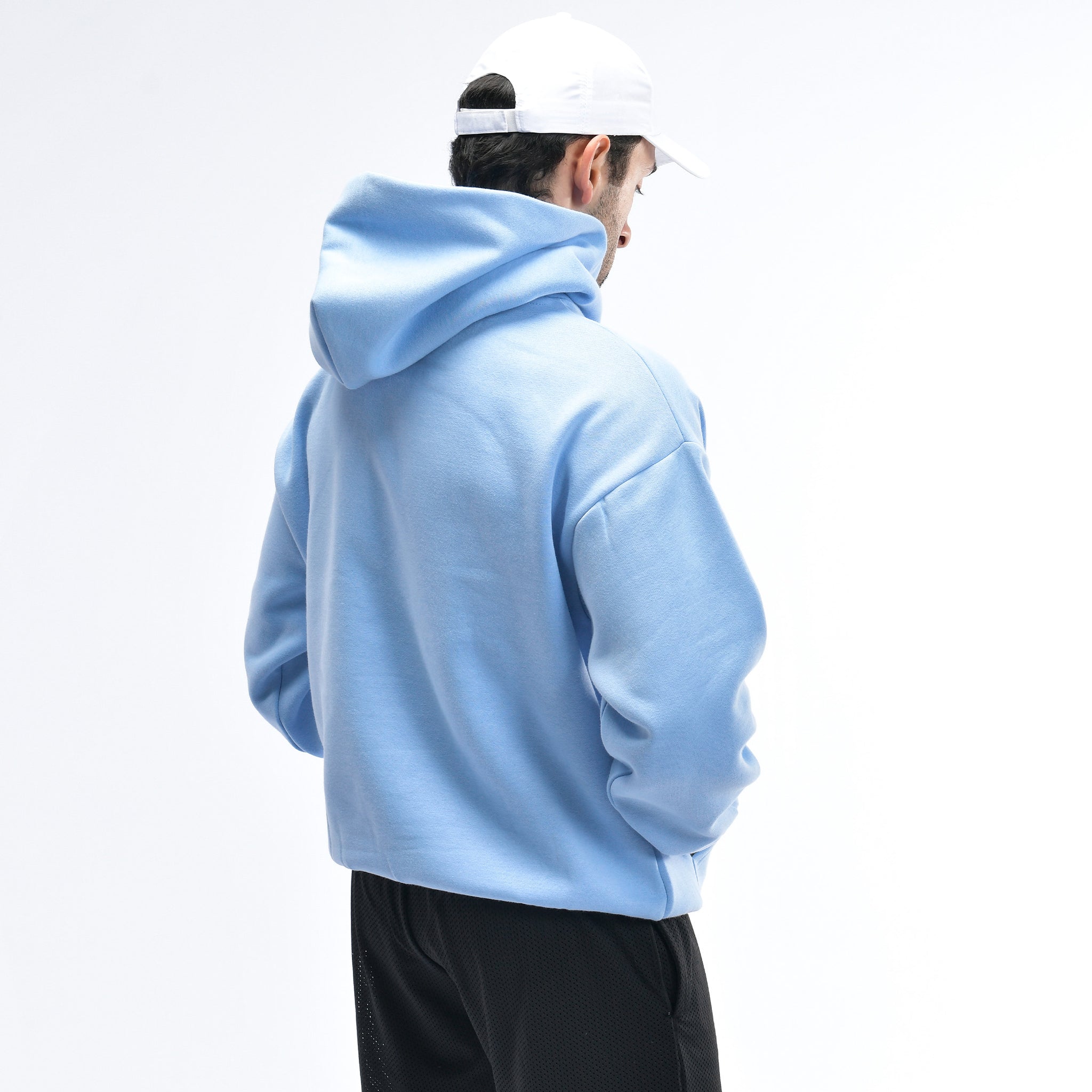 Felpa con cappuccio oversize classica unisex