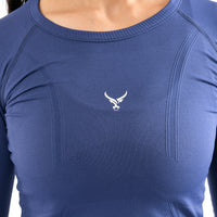 Magliette a compressione da donna a manica lunga