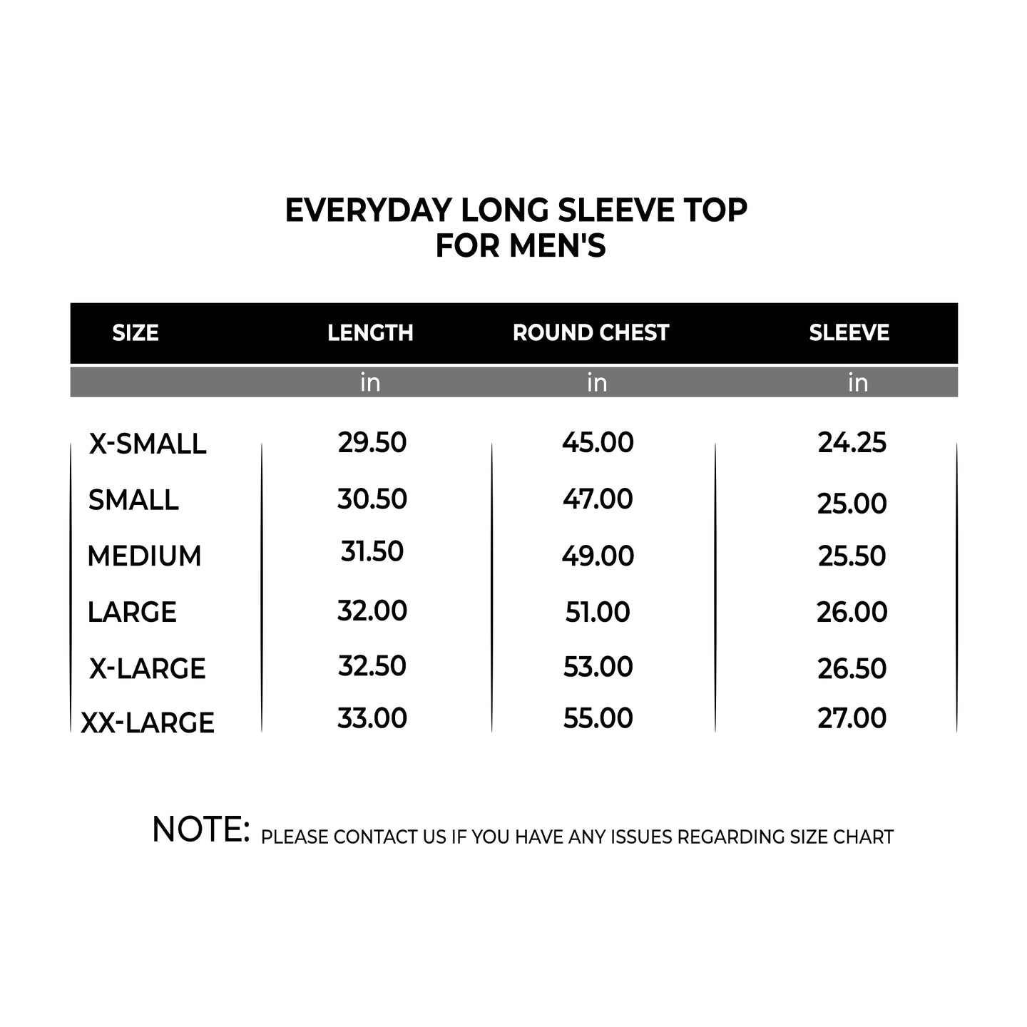 Everyday Long Sleeve Top For Men's