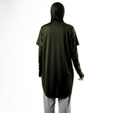Active Abaya with Hoodie  (Full sleeves)