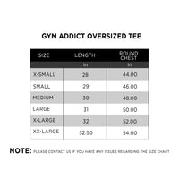 Gym Addict Oversize-T-Shirt