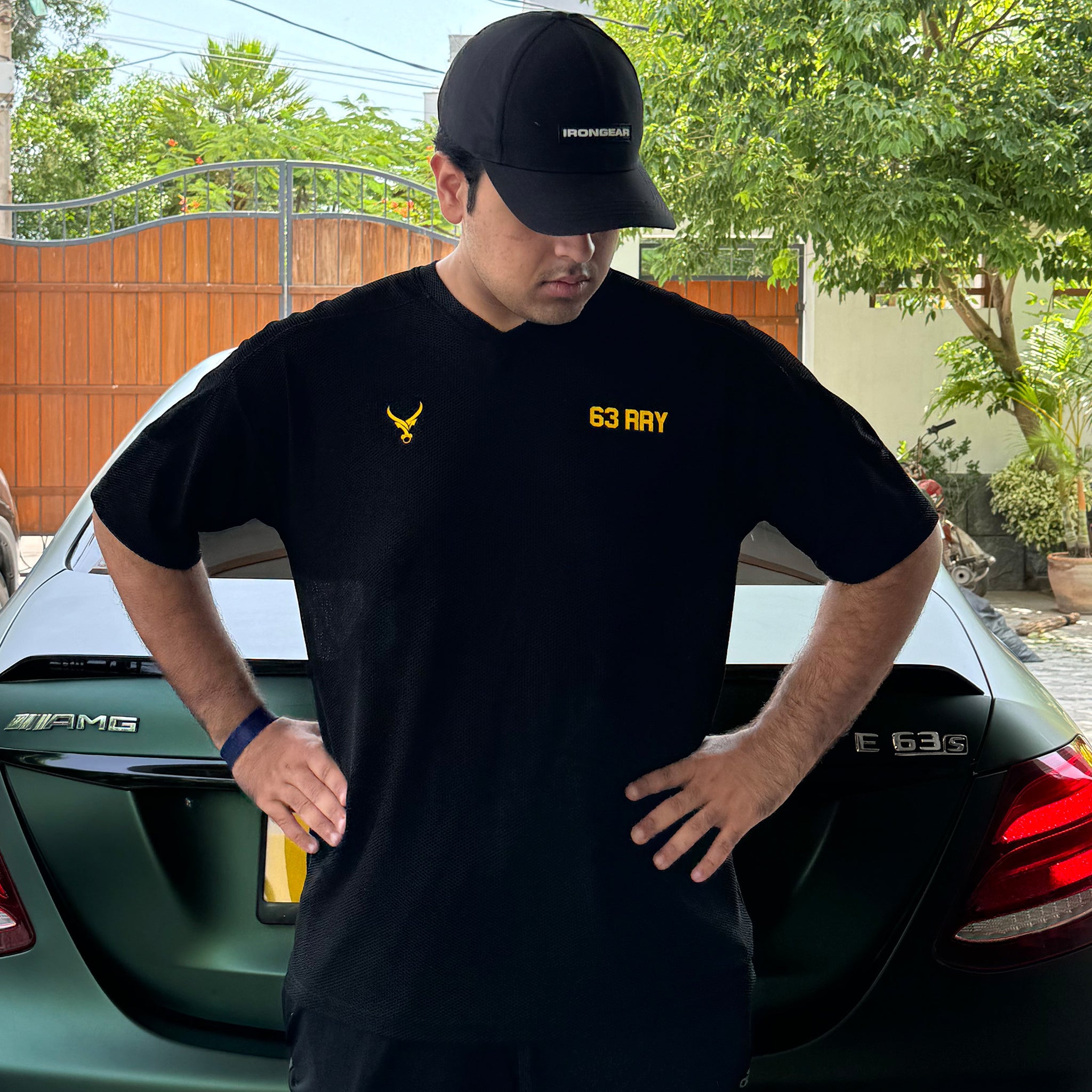 SHERRY Edition Gold Standard Mesh Oversize-T-Shirt