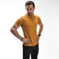 Poloshirt mit Waffelmuster